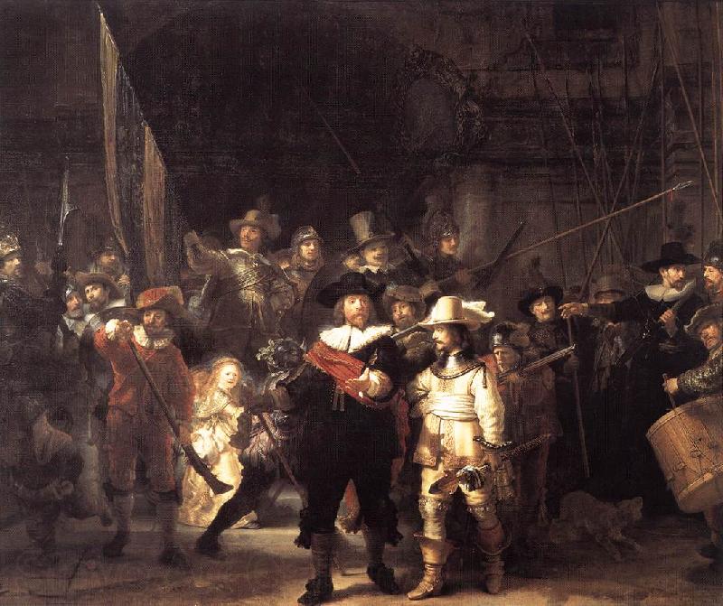 REMBRANDT Harmenszoon van Rijn The Nightwatch